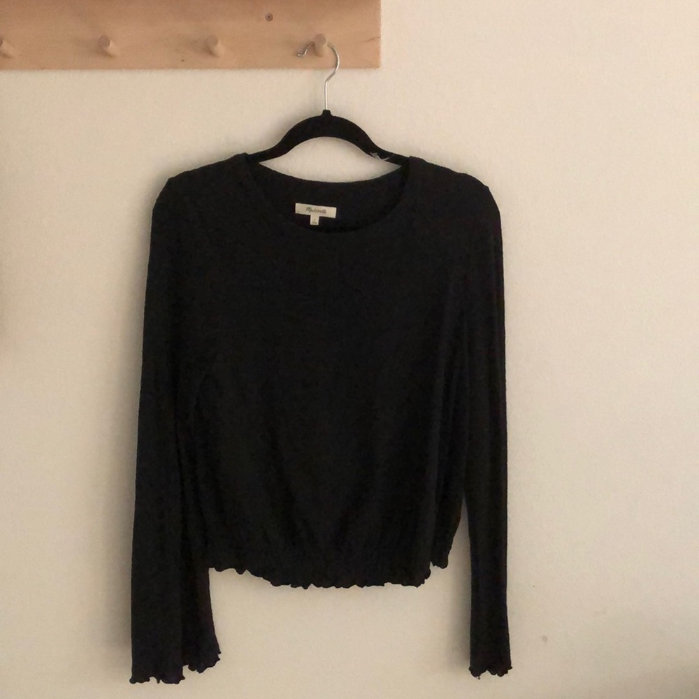 Madewell womens black top size M